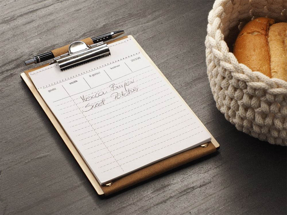 Logo trade corporate gifts picture of: Waiter notepad 1669121