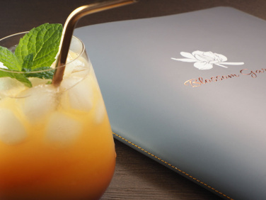 Logo trade promotional giveaways image of: Menu cover 1596094