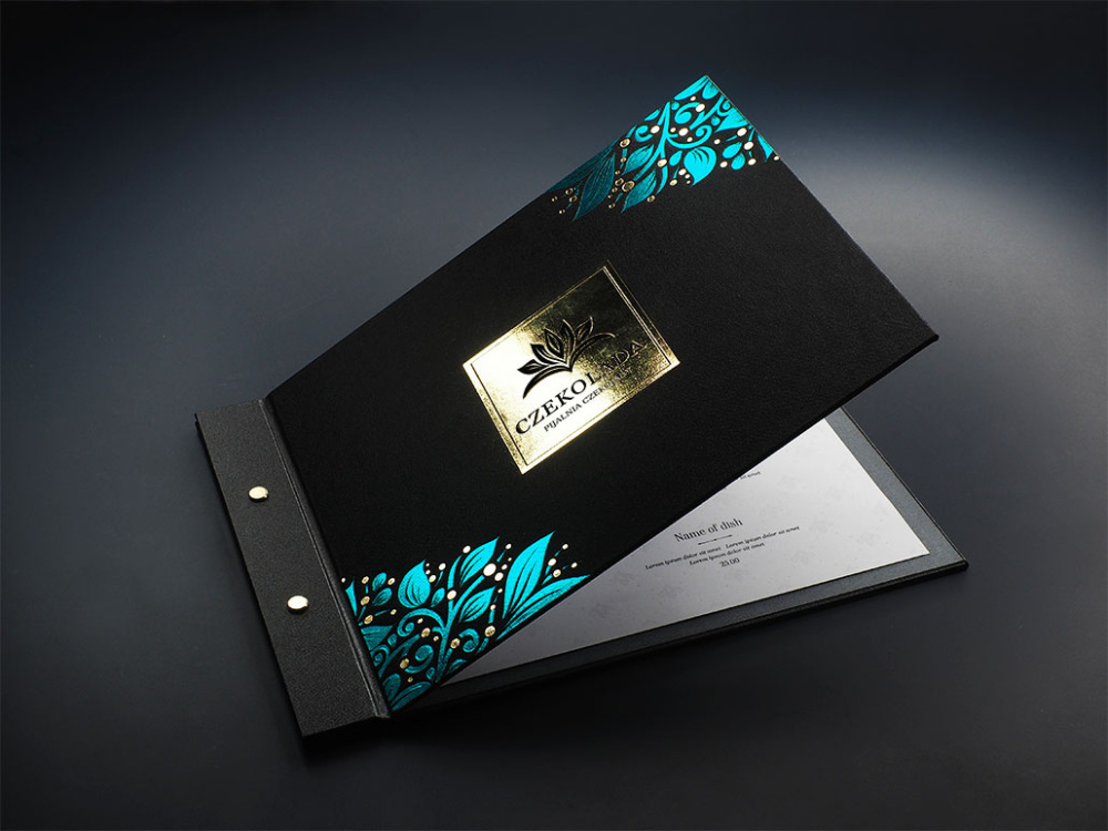 Logo trade promotional giveaway photo of: Menu cover 1681280
