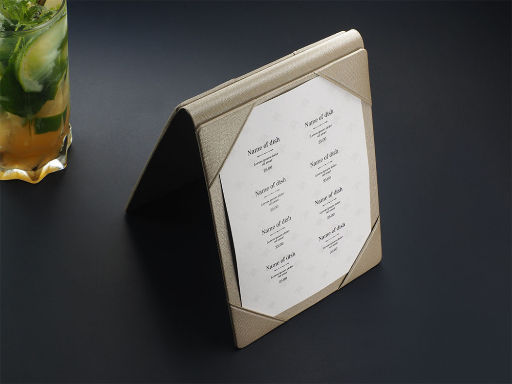 Logo trade promotional products image of: Promo menu 1604280