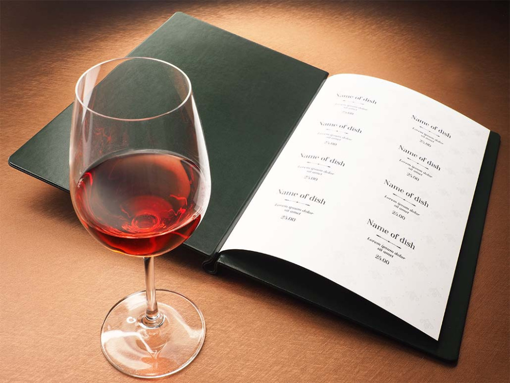 Logo trade promotional gifts picture of: Menu cover 1229320