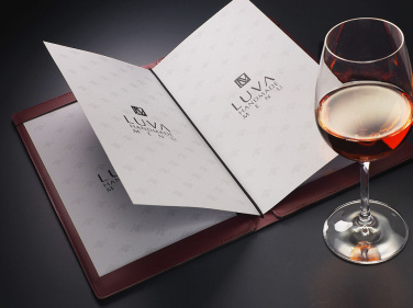 Logo trade promotional giveaways picture of: Menu cover Fine Dining Pro 1633094