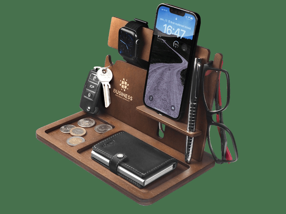 Logotrade promotional item image of: Wooden organiser 2016121