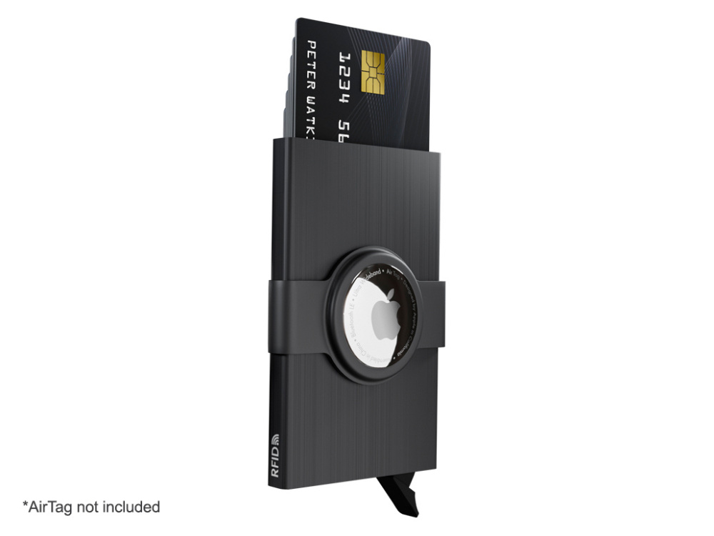 Logotrade promotional gift picture of: RFID credit card case with holder for AirTag 2163155