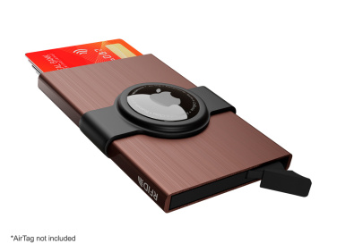 Logo trade promotional merchandise photo of: RFID credit card case with holder for AirTag 2163155