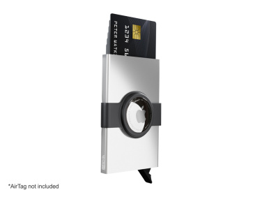 Logo trade advertising products picture of: RFID credit card case with holder for AirTag 2163108