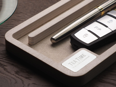 Logo trade corporate gift photo of: Wooden desk organiser 1818121