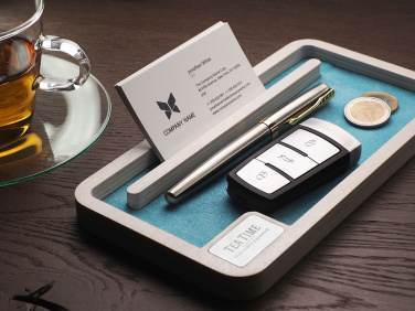 Logo trade promotional gifts picture of: Wooden desk organiser 1818121