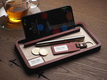 Logotrade promotional giveaway picture of: Wooden desk organiser 1818121