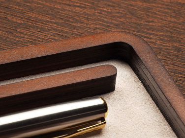 Logotrade promotional item image of: Wooden desk organiser 1818121