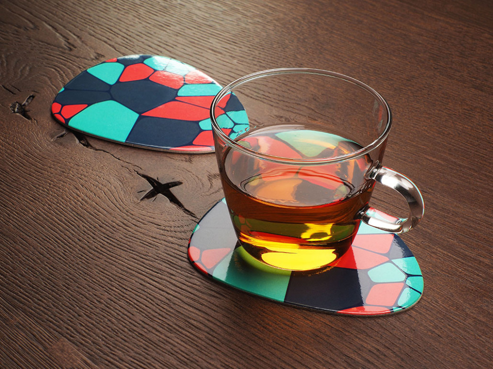 Logo trade promotional item photo of: Printed paper coaster 1840117