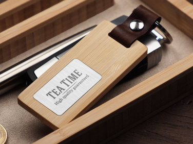 Logotrade promotional giveaway image of: Wooden desk organiser 1818292