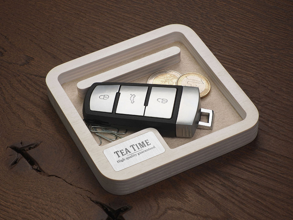 Logotrade business gift image of: Wooden desk organiser 1846121