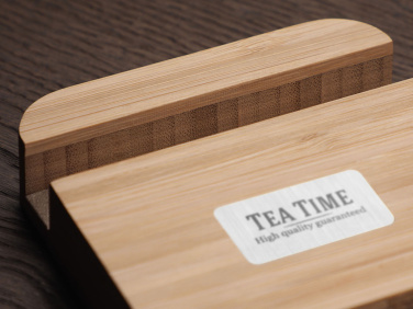 Logo trade promotional giveaways image of: Wooden telephone stand 1847292