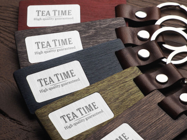 Logotrade promotional products photo of: Wooden keyring 1853121