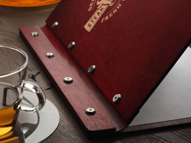Logo trade promotional merchandise image of: Menu cover 1860121