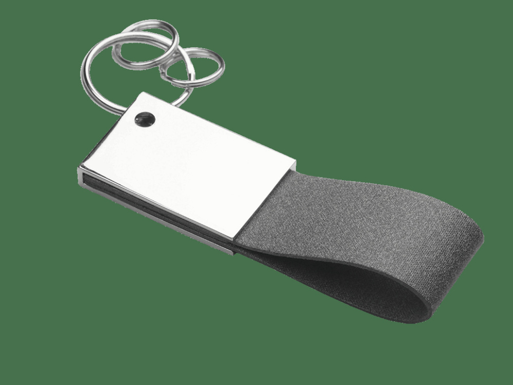 Logo trade business gift photo of: Keyring 909323