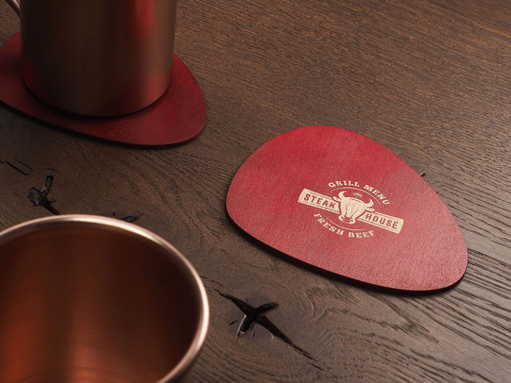 Logo trade promotional merchandise photo of: Coaster 1607121