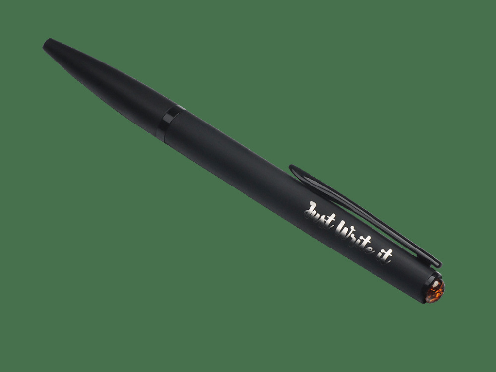 Logo trade business gift photo of: Ball pen with AMBER stone 2070036