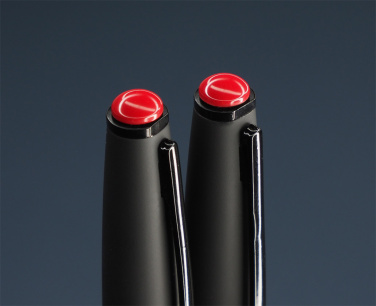 Logo trade advertising products picture of: Coral stone Pen set 1285036