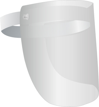 Logotrade promotional giveaway image of: TEMIDA tilting face shield 1424162