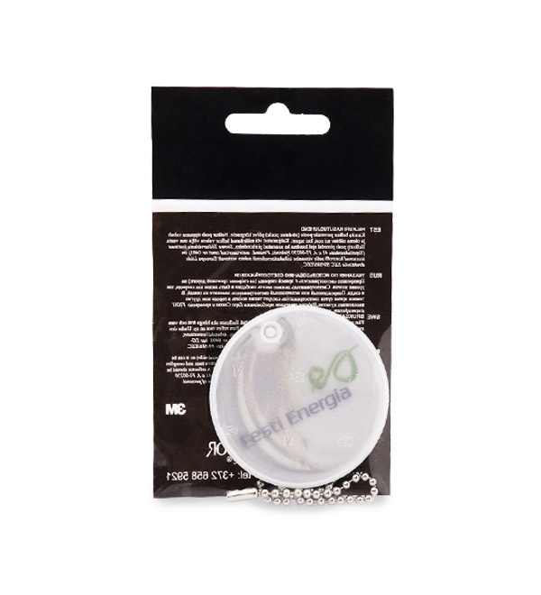 Logo trade promotional products image of: Soft reflector with your logo dia. 50 mm