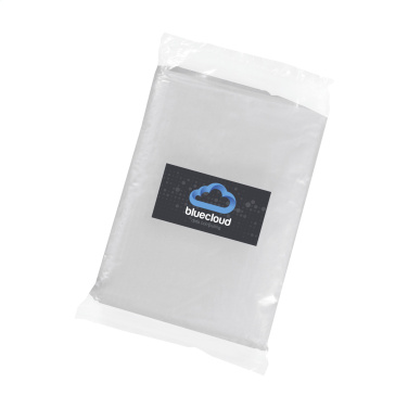 Logo trade promotional items image of: Clear poncho/raincoat