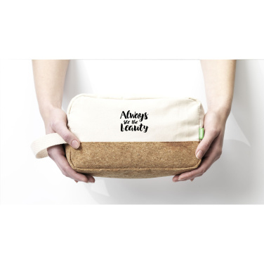 Logo trade promotional items image of: CosCork Eco toiletry bag