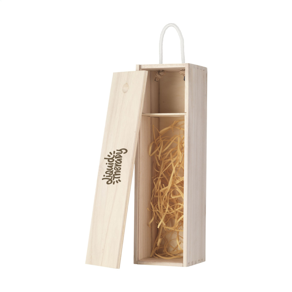 Logo trade promotional merchandise photo of: WineWood wine box