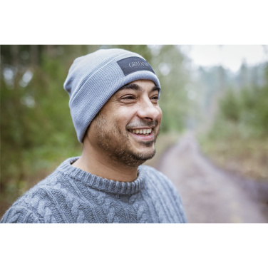 Logo trade promotional merchandise picture of: Stavanger GRS RPET Beanie hat