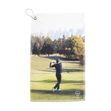 Logo trade promotional items image of: GolfTowel 400 g/m² 30x50