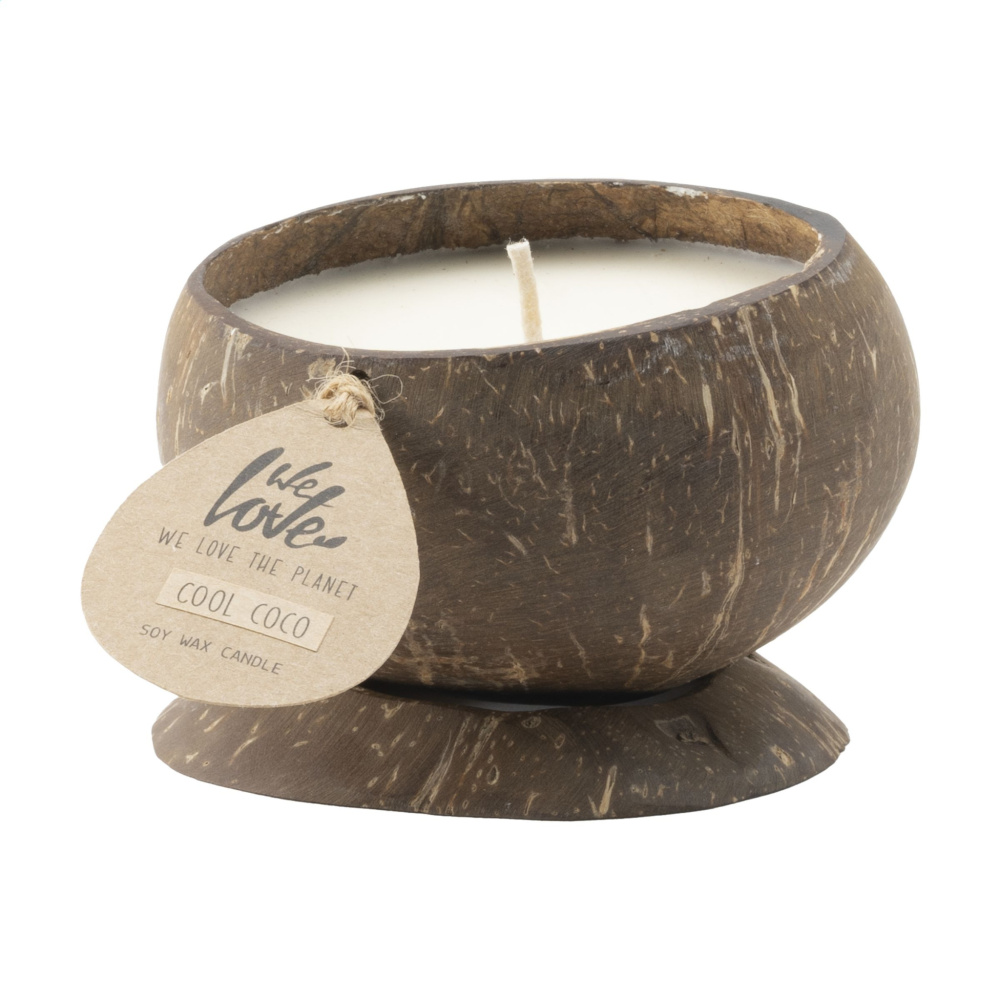 Logotrade advertising product image of: We Love The Planet Coconut Candle