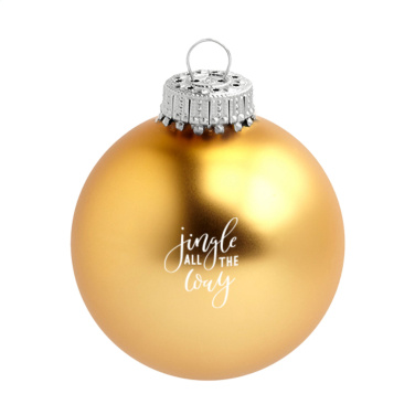 Logo trade promotional products picture of: Christmas Bauble Ø 6 cm - Made in Europe