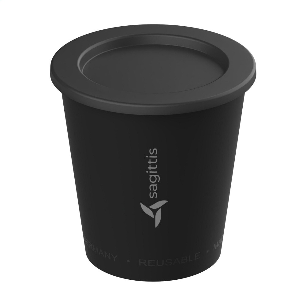 Logo trade business gift photo of: Drinking Cup Bio-Based Lid 200 ml