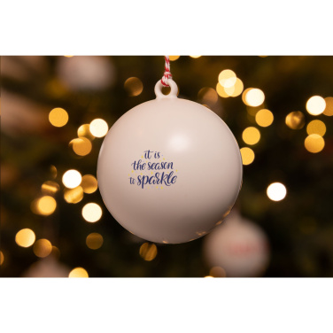 Logo trade corporate gifts picture of: Christmas Bauble Ø 7 cm Recycled PP - Made in Europe