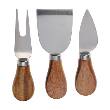 Logo trade promotional items image of: Cheese Platter Set 4-pcs