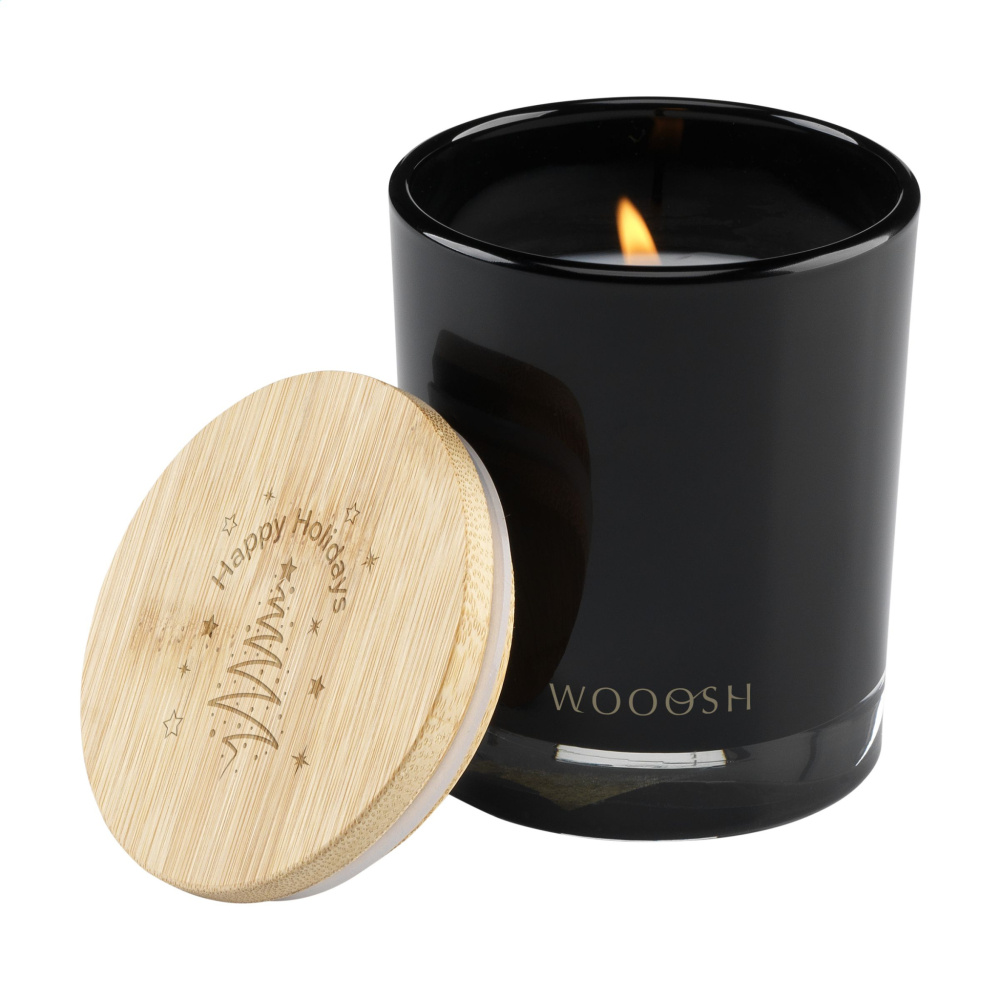 Logo trade corporate gifts picture of: Wooosh Scented Candle Sweet Vanilla X-Mas
