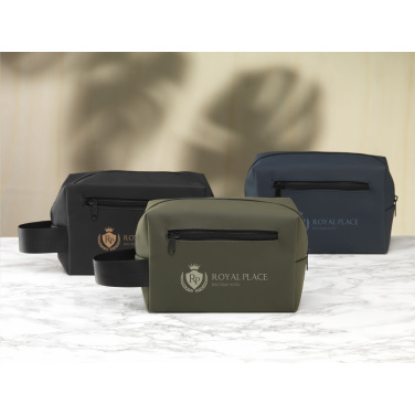 Logotrade promotional item image of: LeLennon RCS Recycled PU Toiletry Bag