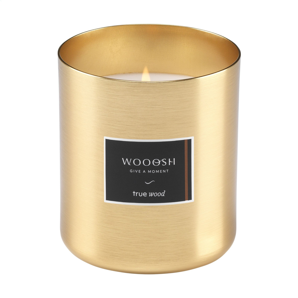 Logo trade corporate gifts picture of: Wooosh Scented Candle True Wood X-Mas