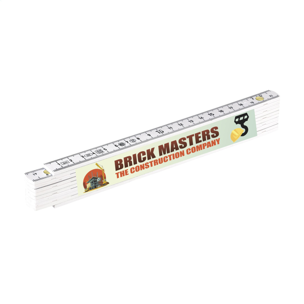 Logotrade promotional items photo of: Metric folding ruler