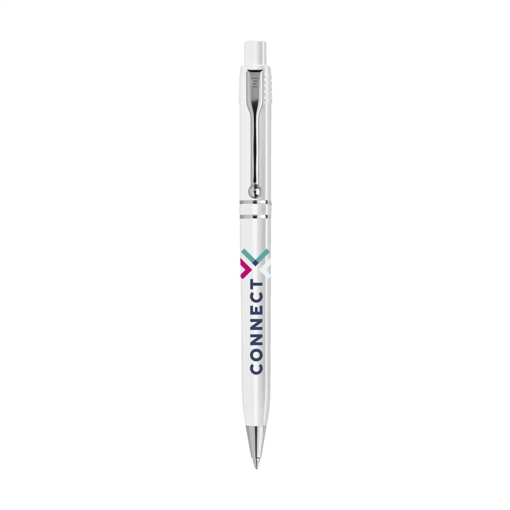 Logo trade promotional gifts picture of: Stilolinea Raja Chrome Recycled pen