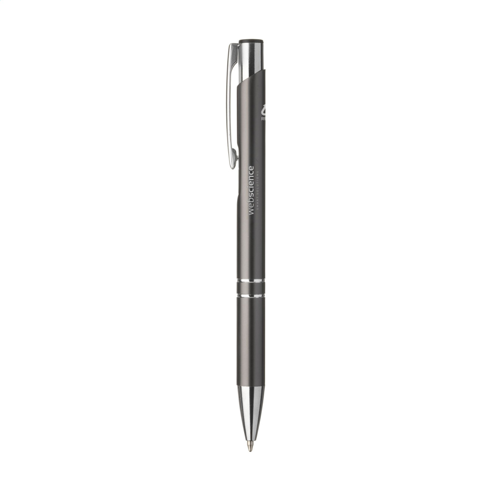 Logo trade promotional gifts image of: Ebony Recycled Alu pens