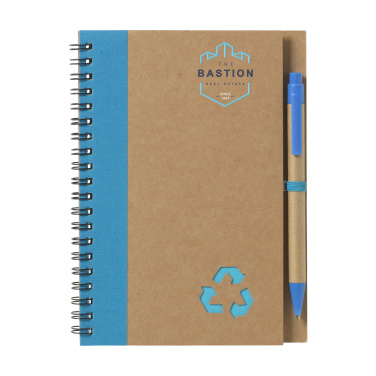 Logotrade promotional gift picture of: Recycle Note-L Paper notebook