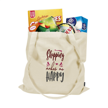 Logo trade corporate gifts image of: ShoppyBag GRS Recycled Cotton (180 g/m²)
