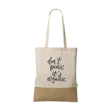 Logo trade promotional gifts picture of: Combi Organic Shopper (160 g/m²) bag
