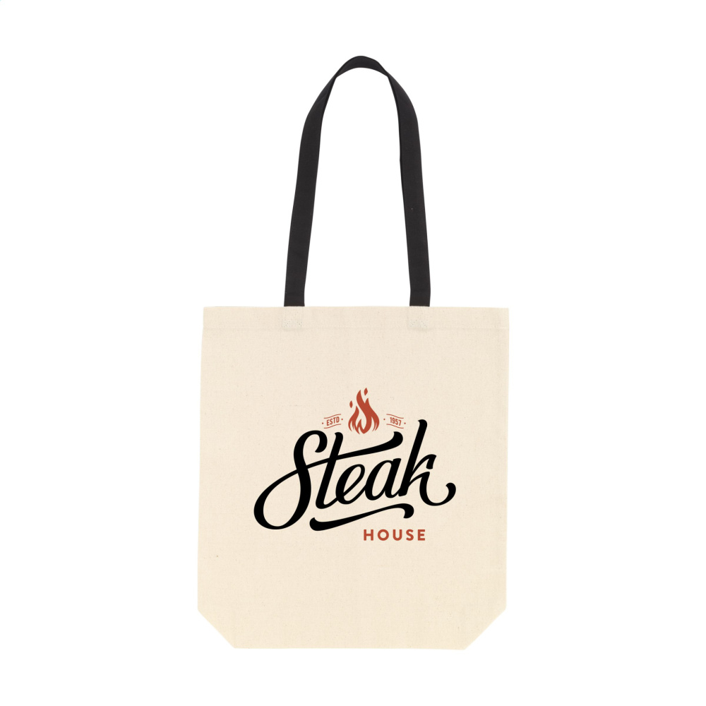 Logo trade corporate gifts image of: Canvas Shoppy Colour (220 g/m²) bag