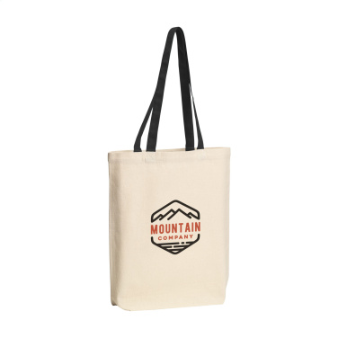 Logo trade corporate gift photo of: Canvas Shoppy Colour (220 g/m²) bag