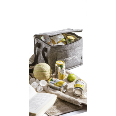 Logo trade promotional gifts picture of: Keep-it-Cool GRS Felt RPETcooling bag