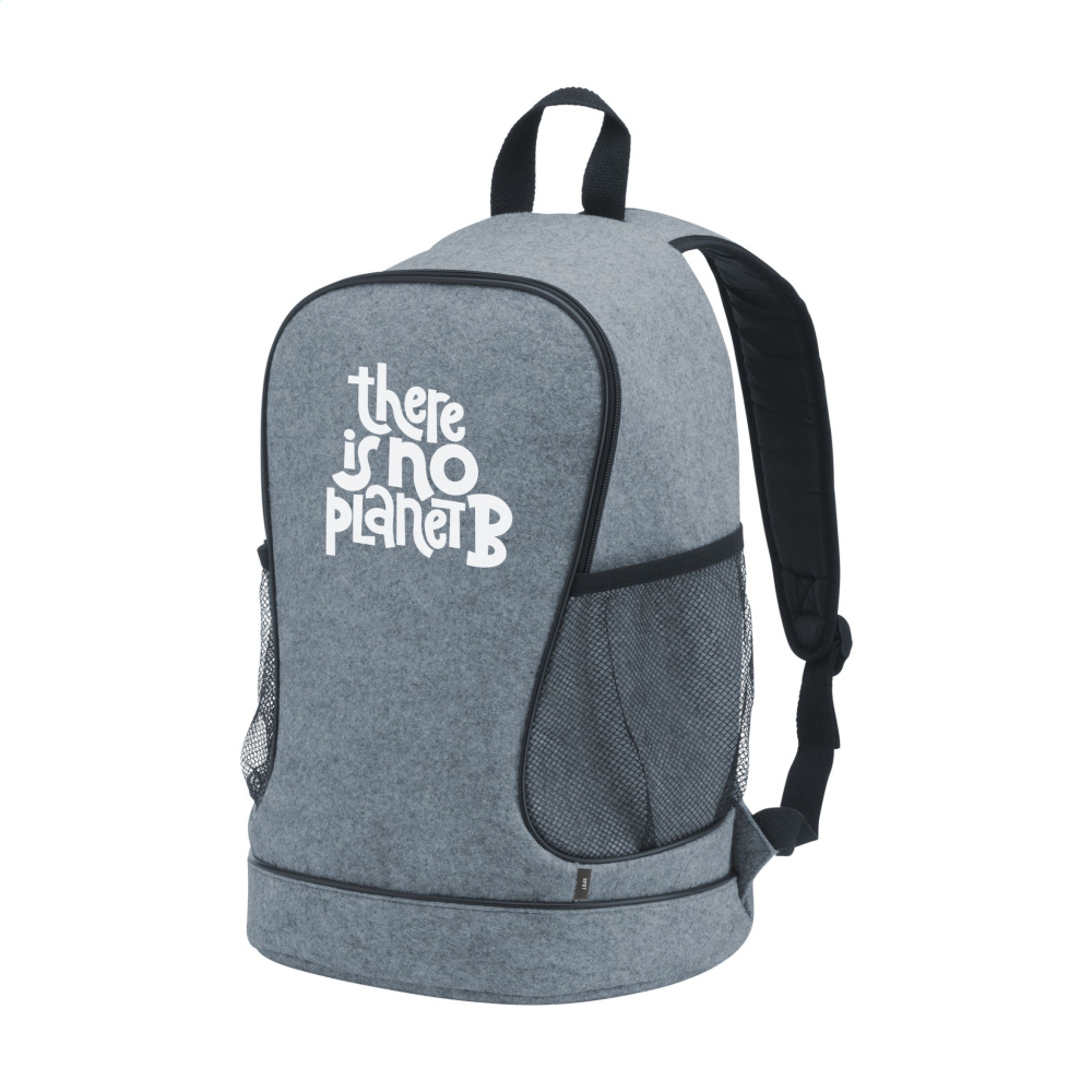 Logotrade promotional giveaway image of: PromoPack Felt Gym Bag backpack