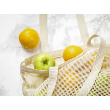 Logo trade corporate gifts picture of: Natura Organic Mesh Shopper (180 g/m²) shopping bag